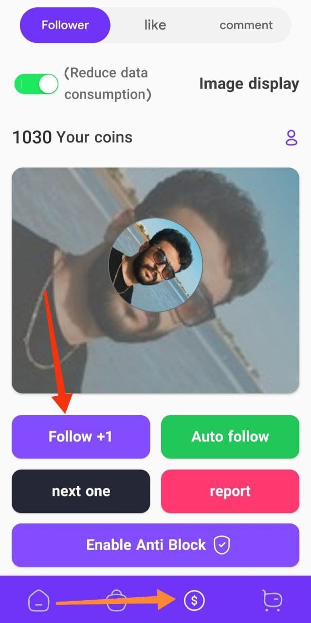 Follow and Earn Coin Follow and Earn Coin